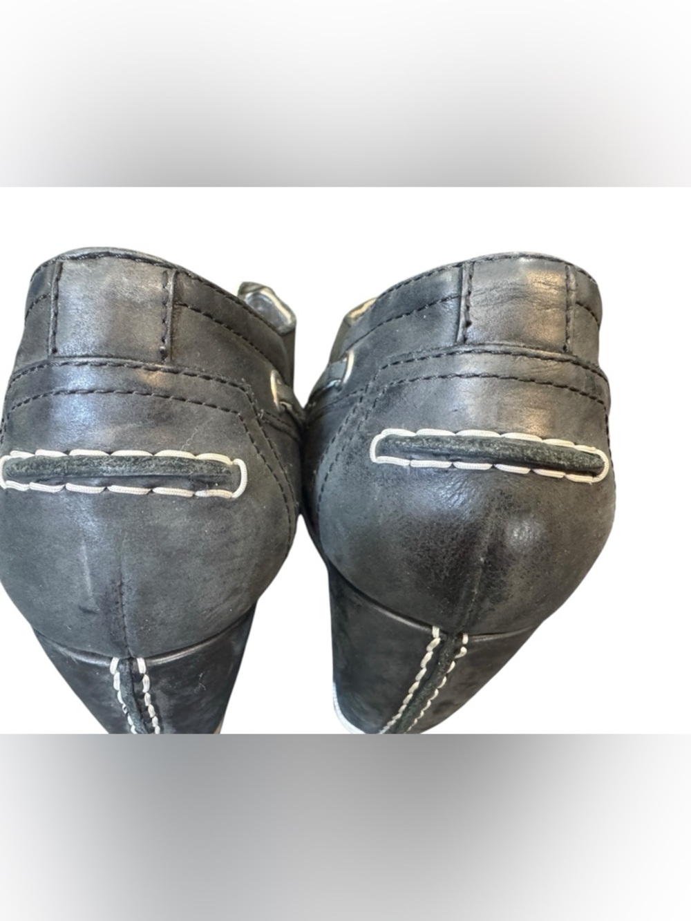 Balenciaga  blue/ white wedge boat shoes Sz. 38 - Picture 4 of 12